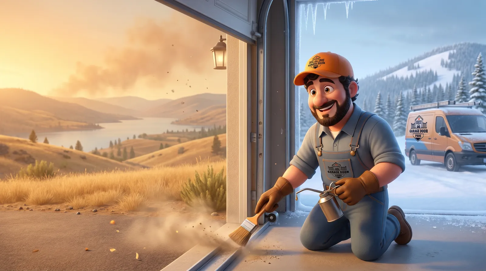 From Wildfire Smoke to First Snow: Prepping Your Vernon Garage Door for Winter