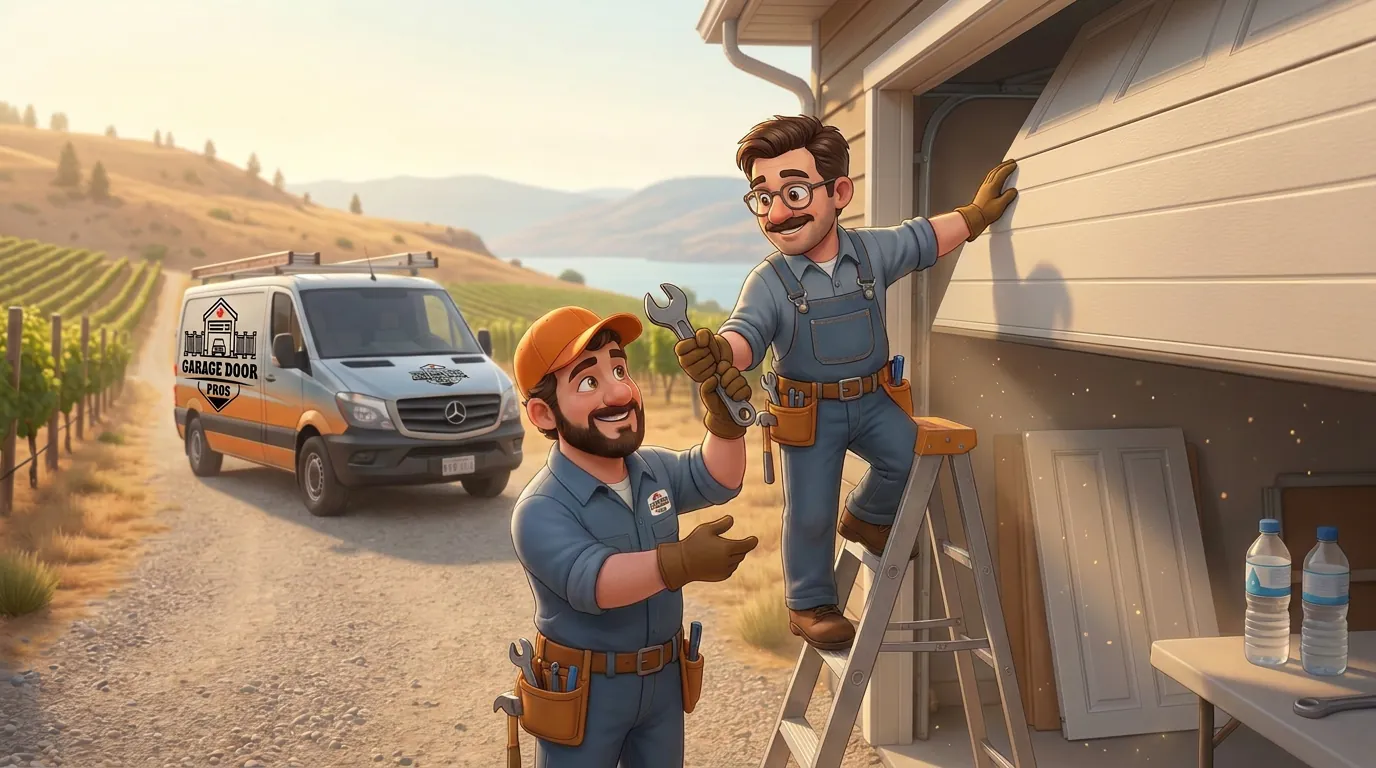 Garage Door Installation in Kelowna: Planning Around Heat, Dust, and Driveway Access
