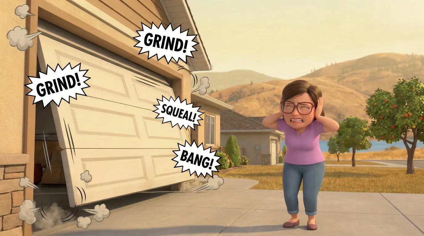 Decoding the Grinds, Squeaks, and Bangs From Your Penticton Garage Door