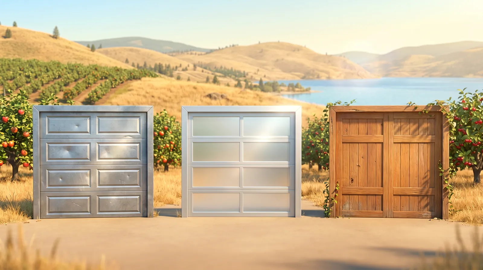 Steel vs. Aluminum vs. Wood: Which Garage Door Suits the Okanagan?